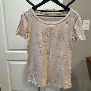 Whiskey and lace tee